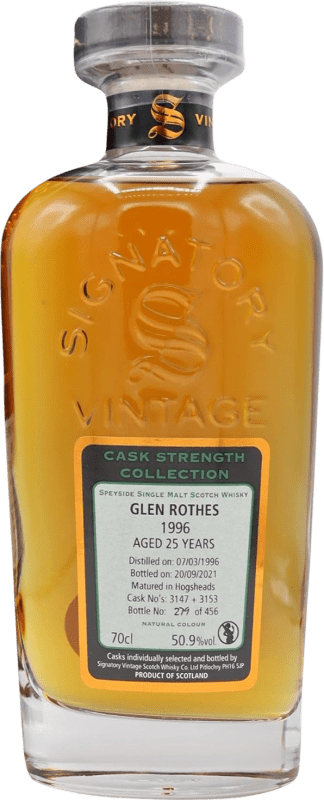 255,95 € | Whisky Blended Signatory Vintage At Glen Rothes Cask Strength — Graduación de Barrica, Collection — Colección Reino Unido 25 Años 70 cl