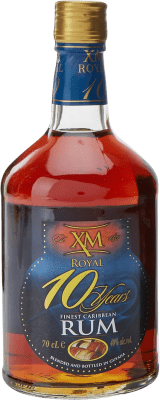 Rhum XM Royal. Fines Caribbean 10 Ans 70 cl