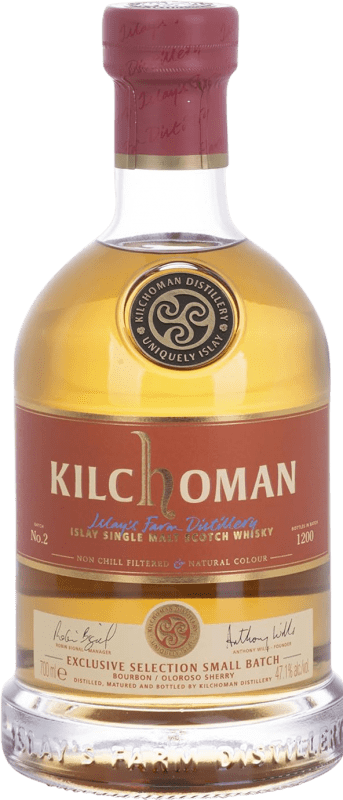 115,95 € | 威士忌单一麦芽威士忌 Kilchoman Oloroso Sherry Small Batch 2 艾莱 英国 70 cl