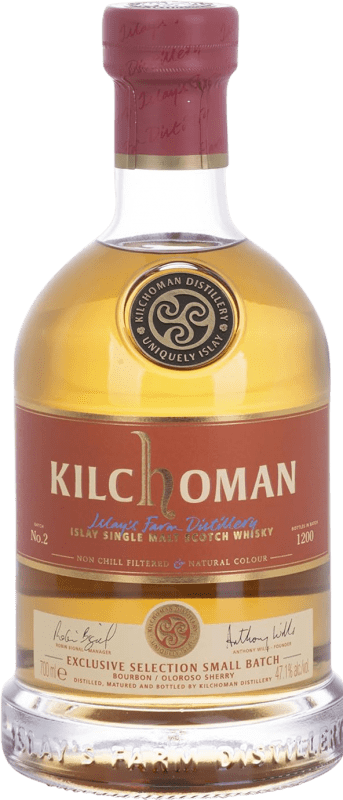 133,95 € Free Shipping | Single Malt Whisky Kilchoman Nº 2 Oloroso Sherry Cask Finish, Small Batch