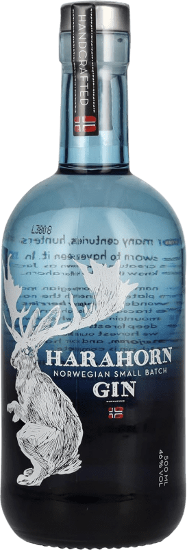 34,95 € Free Shipping | Genever Gin Harahorn Small Batch Medium Bottle 50 cl