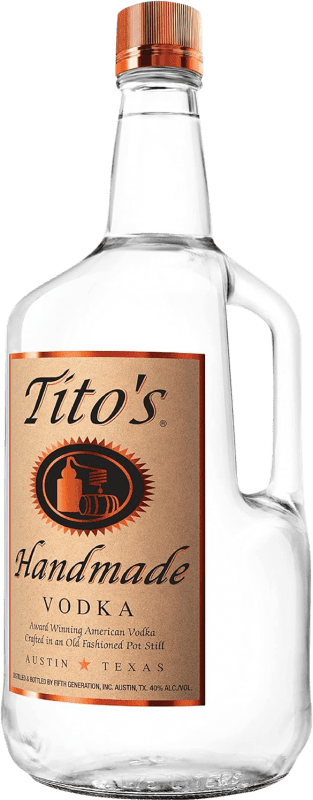 Free Shipping | Vodka Tito's Handmade United States Special Bottle 1,75 L