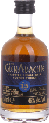 22,95 € | Whisky Single Malt Glenallachie Speyside Royaume-Uni 15 Ans Mini-Bouteille 5 cl