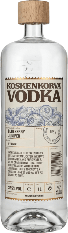 Бесплатная доставка | Водка Koskenkorva Blueberry Juniper Финляндия 1 L