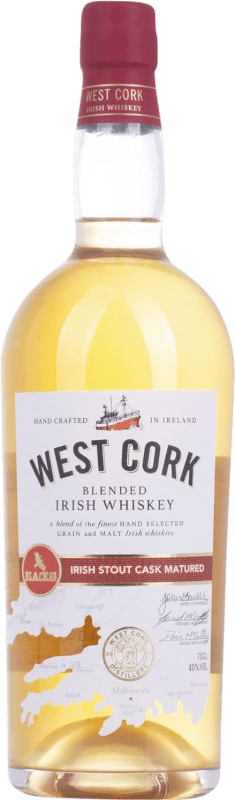 Envoi gratuit | Blended Whisky West Cork Stout Cask Finish Irlande 70 cl