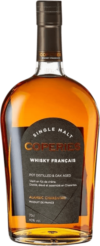 Free Shipping | Whisky Single Malt Merlet Coperies France 70 cl