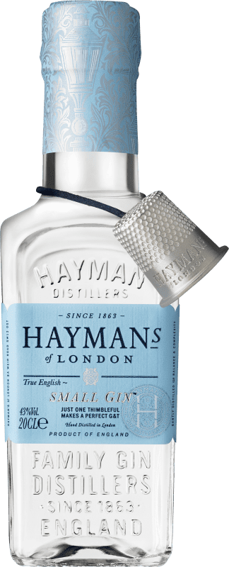 Envio grátis | Gin Gin Hayman's Small Gin Reino Unido Garrafa Pequena 20 cl