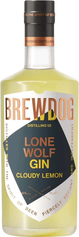 Бесплатная доставка | Джин BrewDog LoneWolf Cloudy Lemon Объединенное Королевство 70 cl