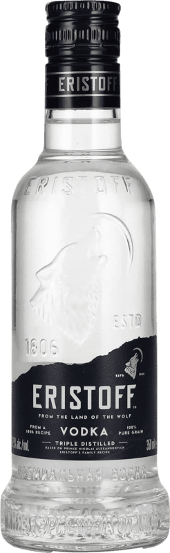 8,95 € Spedizione Gratuita | Vodka Eristoff Premium Bottiglietta Terzo 35 cl