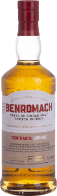 Whiskey Single Malt Benromach Contrasts Virgin Cask Matured Organic