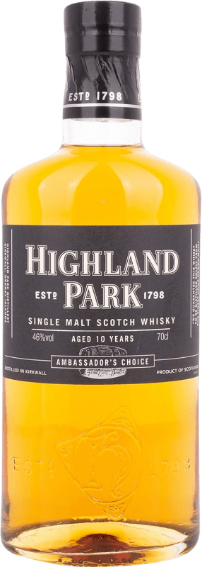 109,95 € | Single Malt Whisky Highland Park Elección del Embajador Highlands United Kingdom 10 Years 70 cl