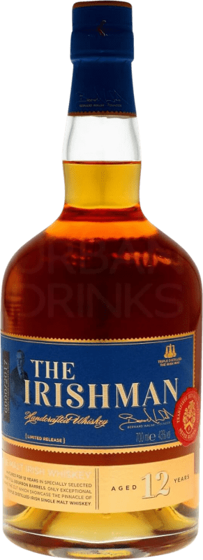 114,95 € Spedizione Gratuita | Whisky Single Malt The Irishman 12 Anni