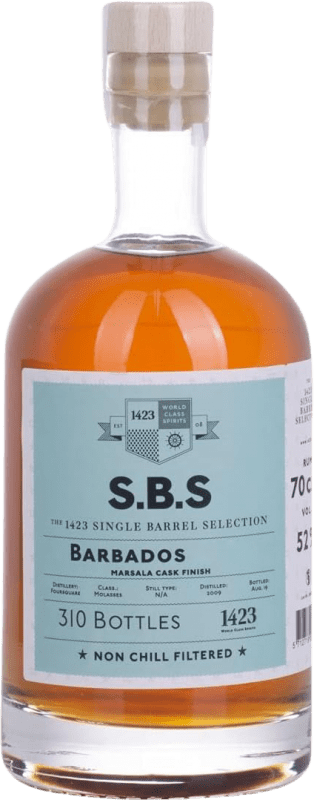 152,95 € 免费送货 | 朗姆酒 1423 World Class Spirits S.B.S Barbados Marsala Cask Finish