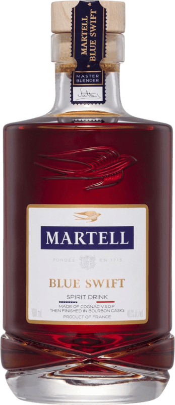 127,95 € Spedizione Gratuita | Liquori Martell Blue Swift VSOP Very Superior Old Pale — Molto Superiore Vecchio