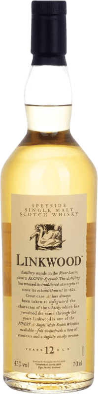 141,95 € Envio grátis | Whisky Single Malt Linkwood. Flora & Fauna 12 Anos