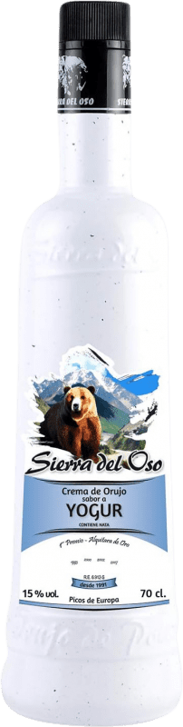 Free Shipping | Cream Liqueur Sierra del Oso Orujo con Yogurt Spain 70 cl