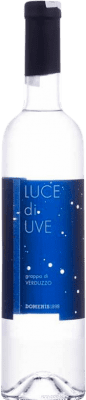 Envio grátis | Aguardente Grappa Domenis 1898 Luce di Uvedi Itália Verduzzo Friulano Garrafa Medium 50 cl