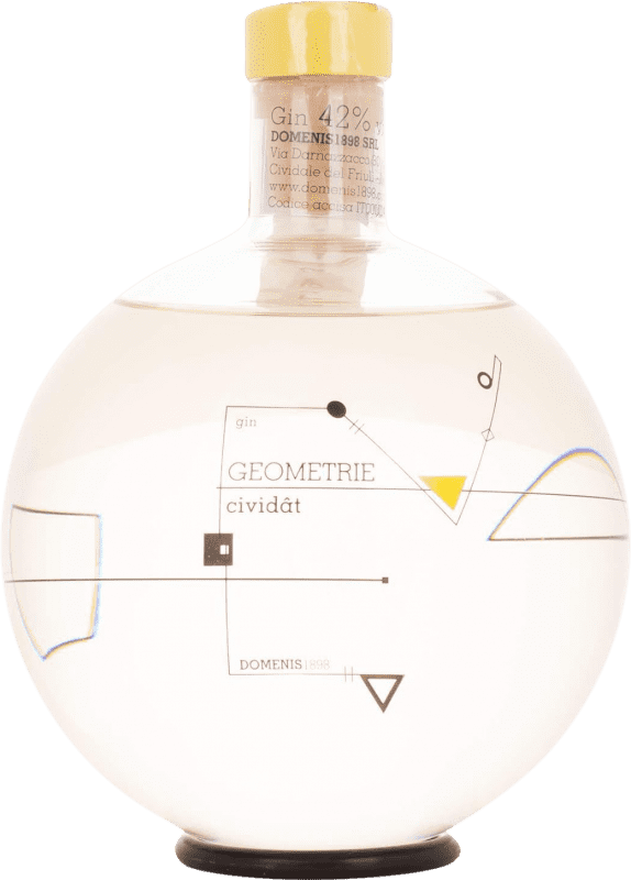 送料無料 | ジン Domenis 1898 Geometrie Cividât Gin イタリア 70 cl