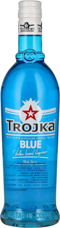 Envio grátis | Vodca Trojka Blue Suíça 70 cl