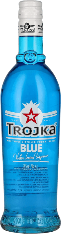 Kostenloser Versand | Wodka Trojka Blue — Edition Blau Schweiz 70 cl