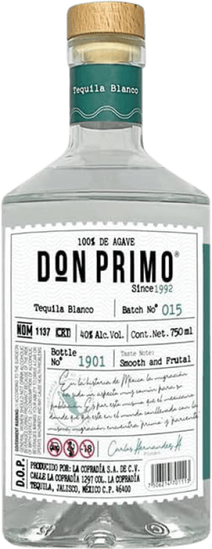 79,95 € | Tequila La Cofradía Don Primo Blanco — Weißer Mexiko 70 cl