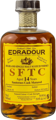 Blended Whisky Edradour Sauternes Cask Matured SFTC Straight From The Cask 14 Ans Bouteille Medium 50 cl