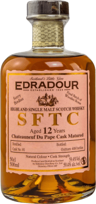 134,95 € | Blended Whisky Edradour Châteauneuf du Pape Cask Matured SFTC Straight From The Cask Großbritannien 12 Jahre Medium Flasche 50 cl