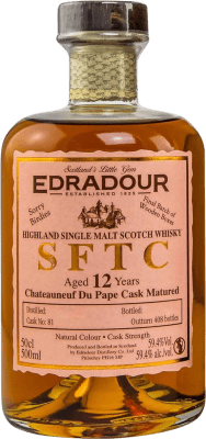 ウイスキーブレンド Edradour Châteauneuf du Pape Cask Matured SFTC Straight From The Cask 12 年 ボトル Medium 50 cl