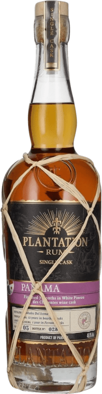 Spedizione Gratuita | Rum Plantation Rum Panama White Pineau des Charentes Cask Finish — Affinato in Botte, Single Cask — Botte Singolo Barbados 70 cl