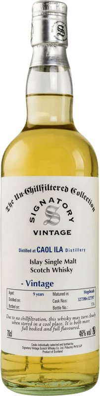 Бесплатная доставка | Купажированный виски Signatory Vintage The Un-Chillfiltered at Caol Ila Collection — Коллекция Объединенное Королевство 9 Лет 70 cl