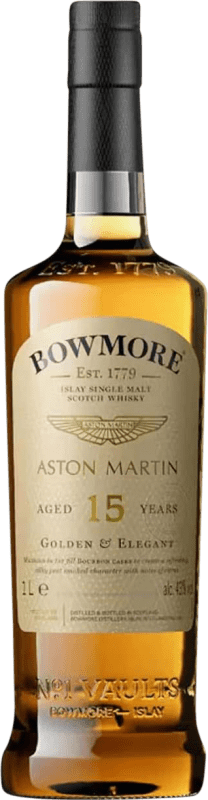 送料無料 | シングルモルトウイスキー Morrison's Bowmore Elegant Aston Martin Golden — ゴールデン アイラ島 イギリス 15 年 1 L