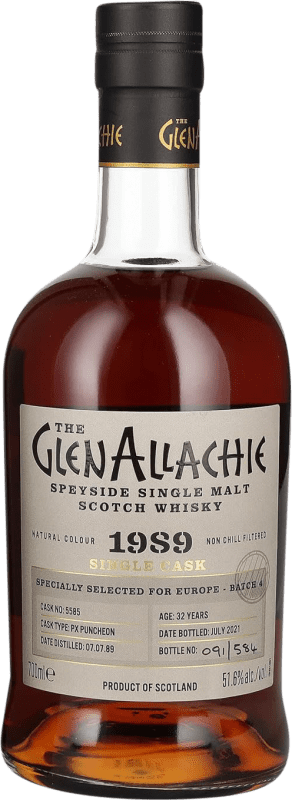 送料無料 | ウイスキーシングルモルト Glenallachie Puncheon Single Cask PX イギリス 32 年 70 cl