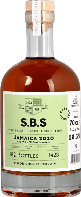 送料無料 | ラム 1423 World Class Spirits S.B.S Jamaica Single Barrel Selection トリニダード・トバゴ 70 cl