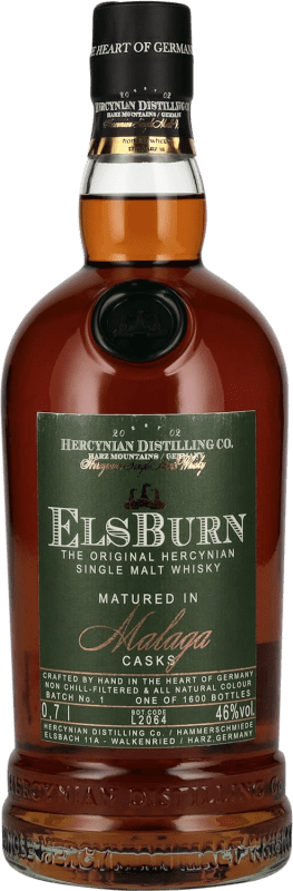 Envío gratis | Whisky Single Malt Hercynian Elsburn Malaga Cask Finish — Acabado en Barrica Alemania 70 cl