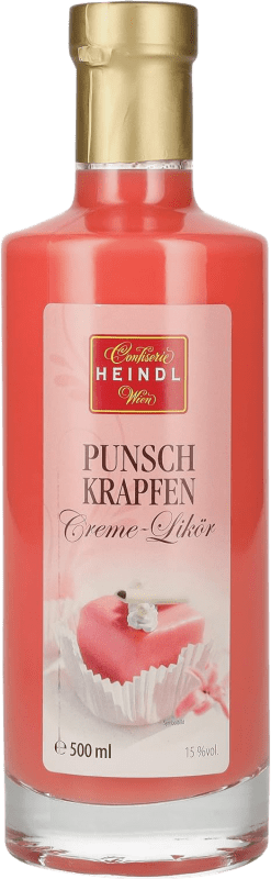 Free Shipping | Cream Liqueur Walter Heindl Punschkrapfen Austria Medium Bottle 50 cl