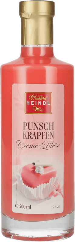 Envio grátis | Licor Creme Walter Heindl Punschkrapfen Áustria Garrafa Medium 50 cl