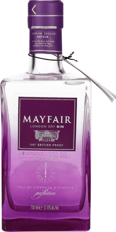 33,95 € | Ginebra Gin Mayfair Six PM Edición Limitada Reino Unido 70 cl