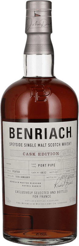 Envoi gratuit | Single Malt Whisky The Benriach Peated Cask Edition Vintage Speyside Royaume-Uni 12 Ans 70 cl