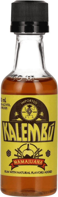 Envío gratis | Ron Kalembú Karibischer Mamajuana República Dominicana Botellín Miniatura 5 cl PET