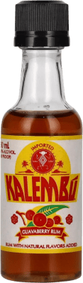 Free Shipping | Rum Kalembú Karibischer Guavaberry Dominican Republic Miniature Bottle 5 cl PET