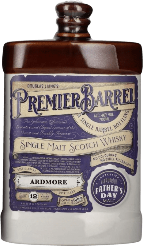 送料無料 | ウイスキーシングルモルト Douglas Laing's Premier Barrel at Ardmore Father's Day Edition イギリス 12 年 70 cl