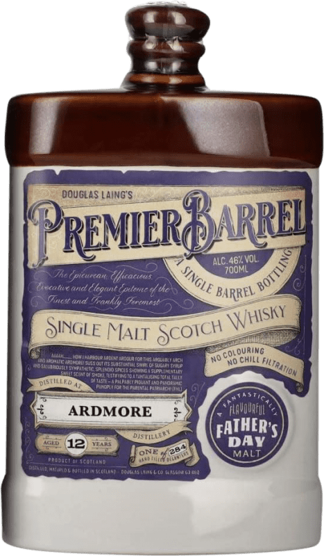 94,95 € | Whisky Single Malt Douglas Laing's At Ardmore Father's Day 1er Premier, Édition Limitée, Barrel — Fût Royaume-Uni 12 Ans 70 cl
