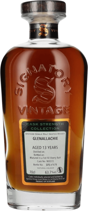 137,95 € | Whisky Blended Signatory Vintage At Glenallachie Cask Strength — Graduación de Barrica, Collection — Colección Reino Unido 13 Años 70 cl