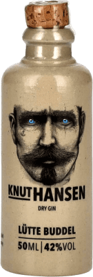 Kostenloser Versand | Genever Gin Knut Hansen Lütte Buddel Deutschland Miniaturflasche 5 cl