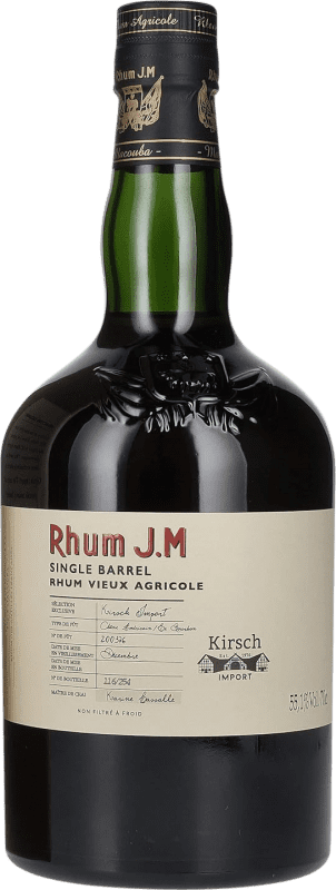 Envoi gratuit | Rhum Rhumerie JM Single Barrel Vieux Agricole Antilles néerlandaises 70 cl