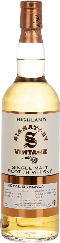 47,95 € Бесплатная доставка | Виски из одного солода Signatory Vintage Royal Brackla 11 Лет