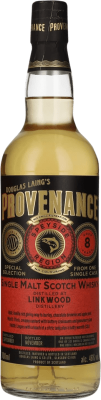 Envoi gratuit | Whisky Single Malt Douglas Laing's Provenance at Linkwood Royaume-Uni 8 Ans 70 cl