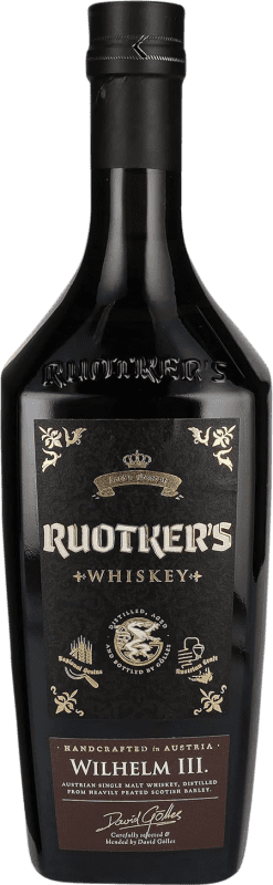 免费送货 | 威士忌单一麦芽威士忌 Ruotker's Wilhelm III 奥地利 70 cl