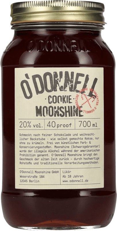 Envío gratis | Licores O'Donnell Moonshine Cookie Alemania 70 cl