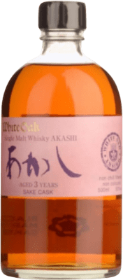 Виски из одного солода White Oak Sake Cask 3 Лет бутылка Medium 50 cl